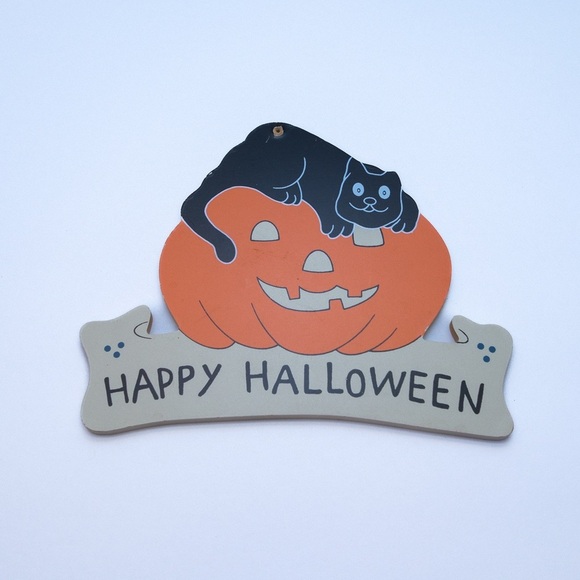 Halloween and Thanksgiving reversible Sign - Picture 1 of 2